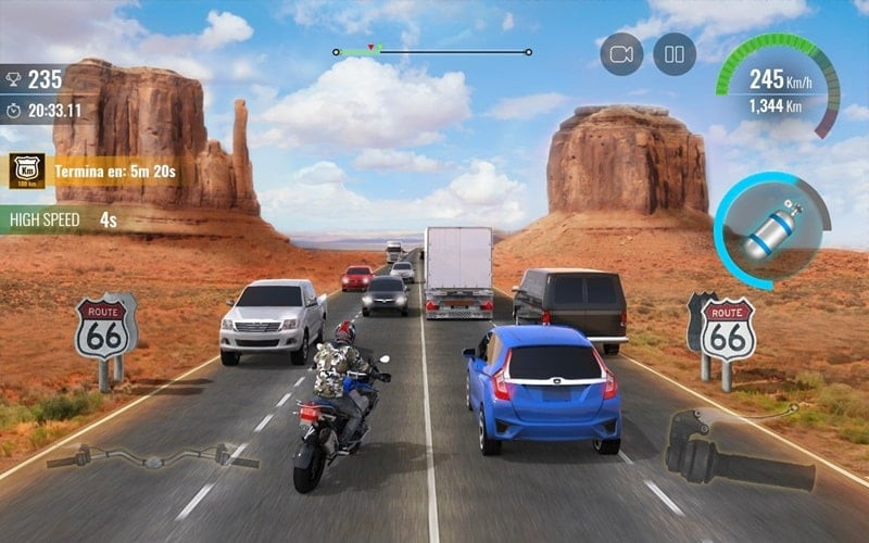 Moto Traffic Race 2 on Android