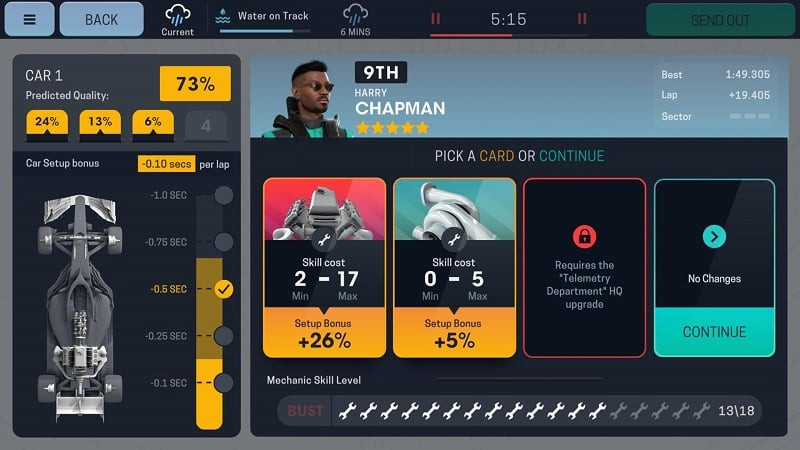 Motorsport Manager Mobile 3 Competitive Gameplay