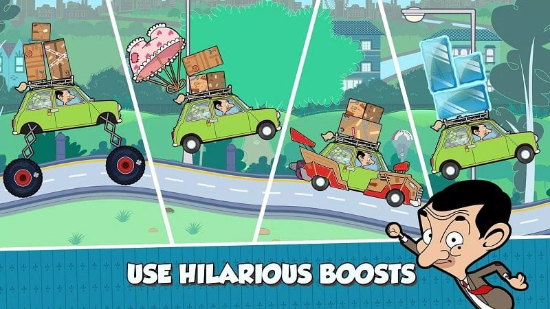 Gameplay screenshot of Mr Bean Special Delivery on Android