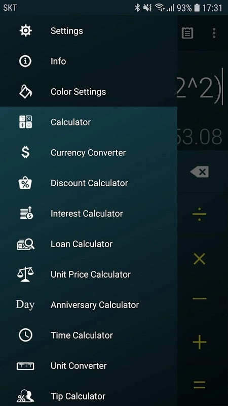 Multi Calculator MOD APK Premium Features