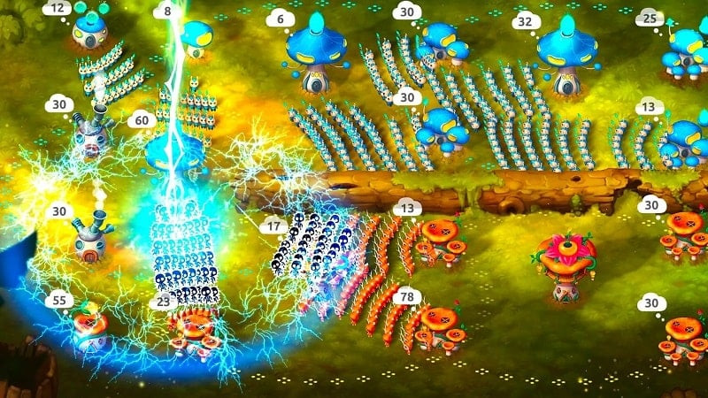 Mushroom Wars 2 MOD APK Screenshot