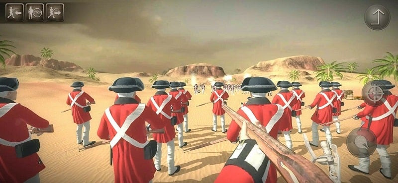 Muskets of America 2 battle scene