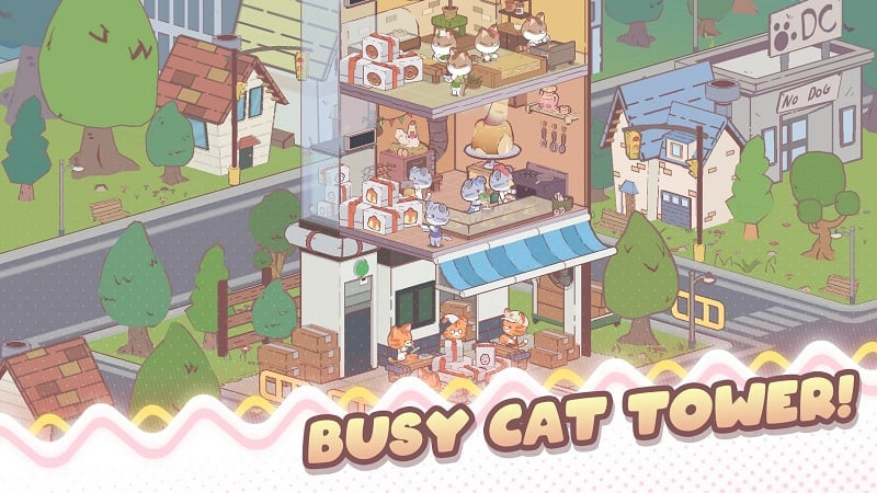 My Cat Tower MOD APK - Free Shopping Feature