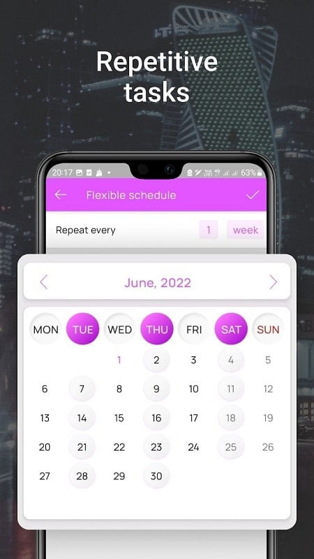 My Tasks MOD APK progress bar feature