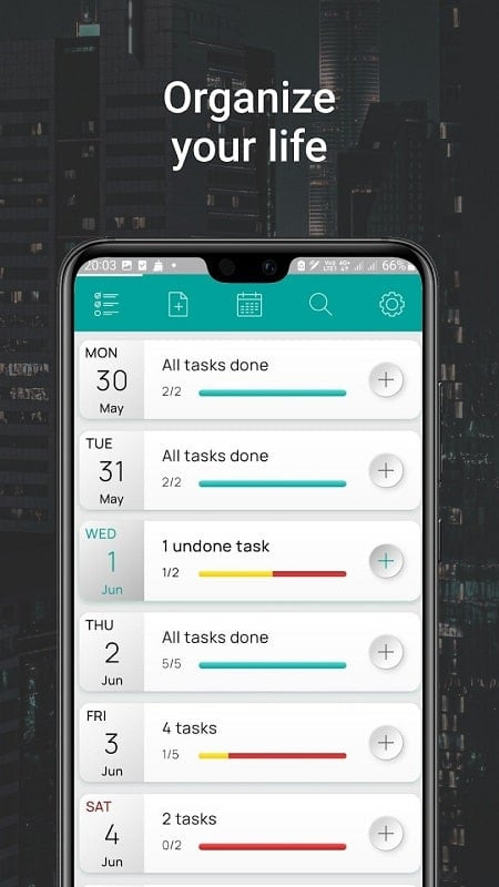 My Tasks MOD APK interface