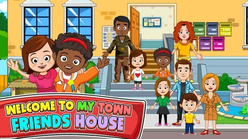 My Town: Friends House Game Gameplay