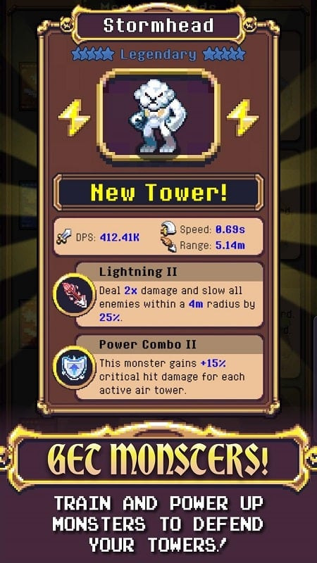 Upgrading monsters in Epic Monster TD MOD