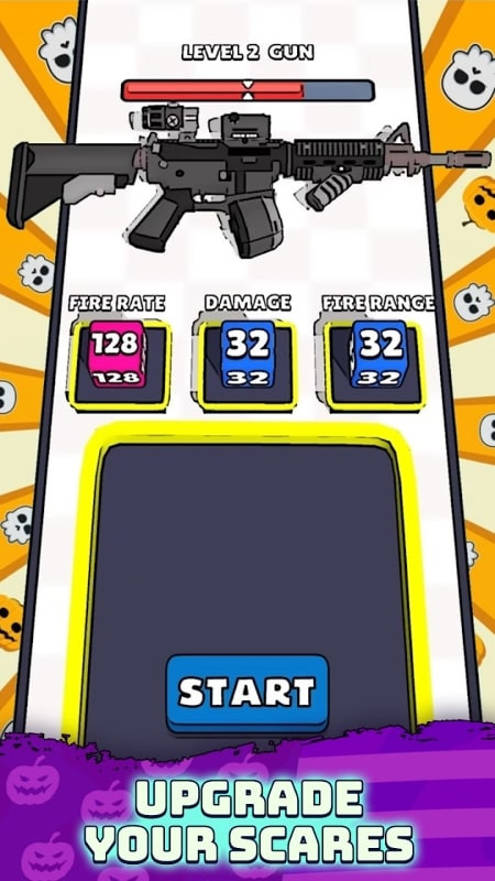 Upgrading Weapons in Gun Up Weapon Ball Shooter