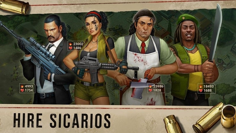 Narcos Cartel Wars - Giao diện game