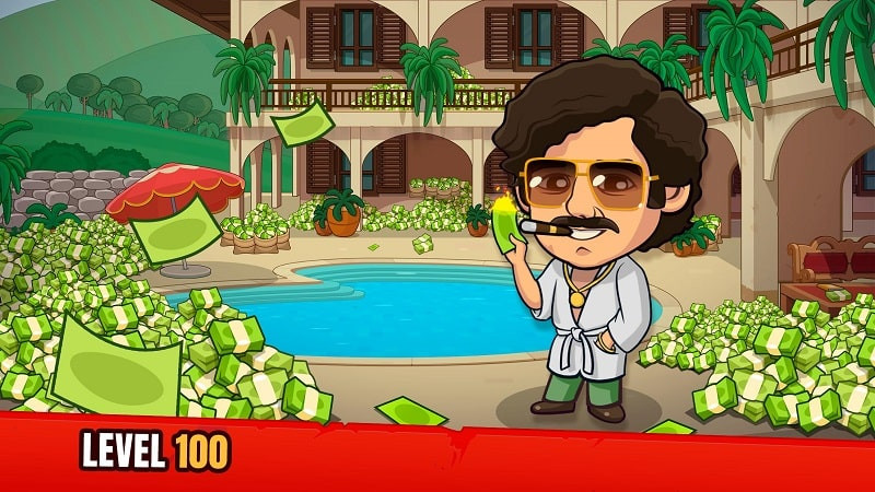 Narcos: Idle Cartel MOD APK Gameplay Screenshot