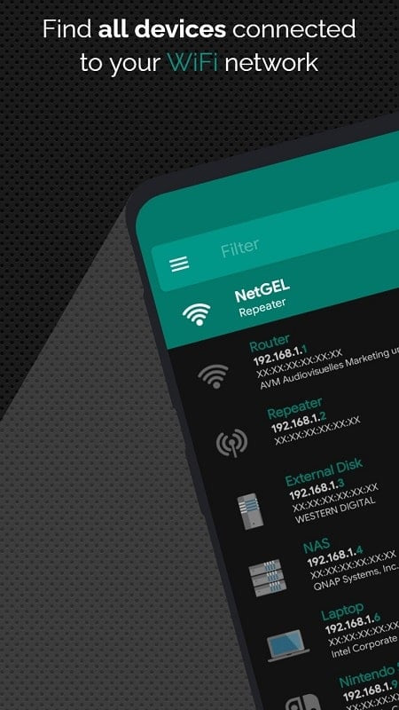 NetX Network Tools Pro Interface