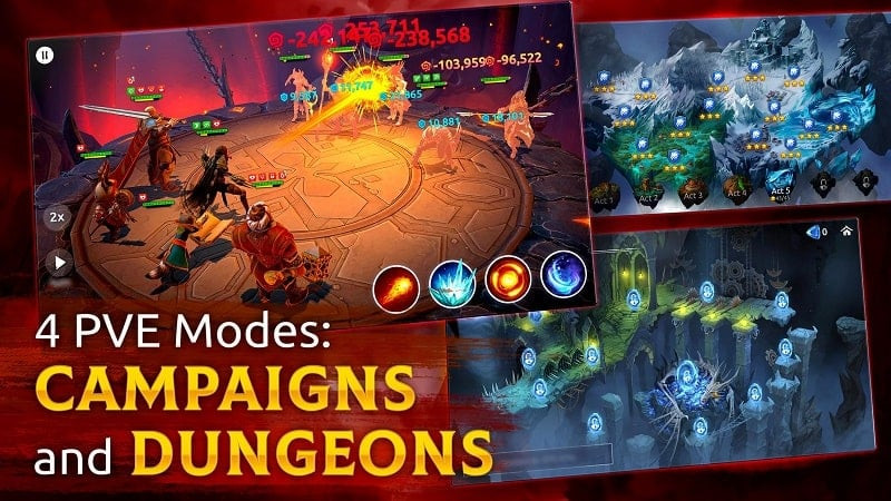 Multiple Engaging Game Modes in Age of Magic