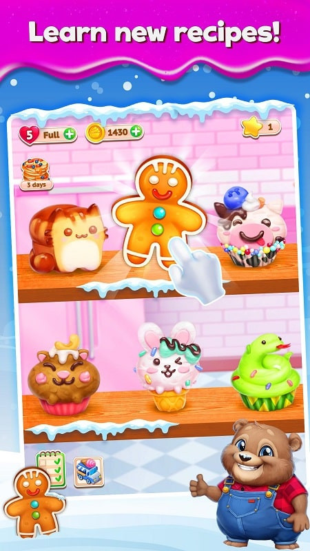 Delicious desserts in Sweet Escapes MOD APK