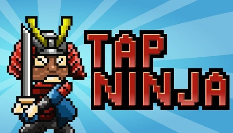 Ninja chém kẻ thù trong game Tap Ninja