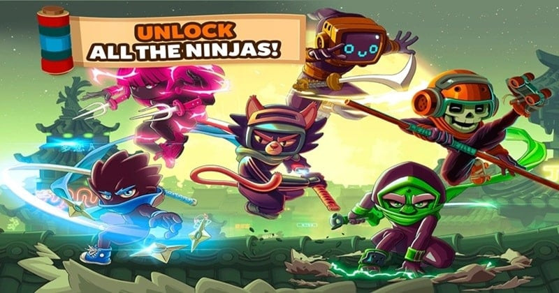 Ninja Dash Run MOD APK Character