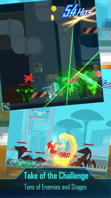 Ninja Gear combat screenshot