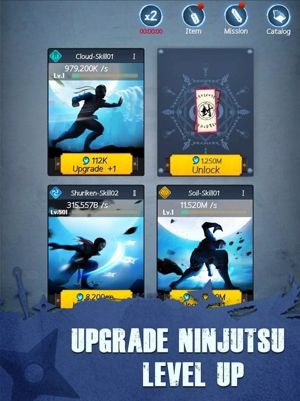 Ninja nhàn rỗi mod apk