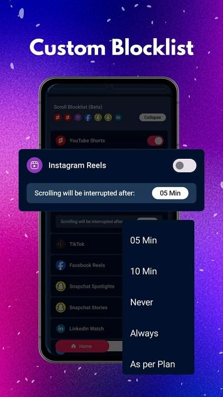 NoScroll APK screenshot