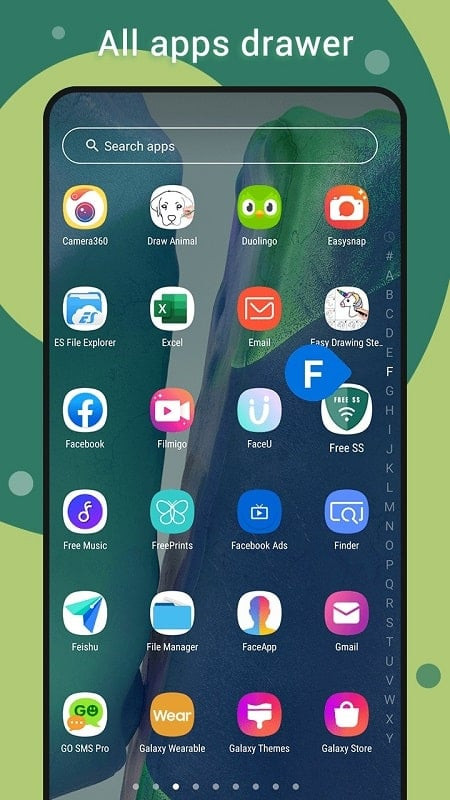 Note Launcher MOD APK on Android