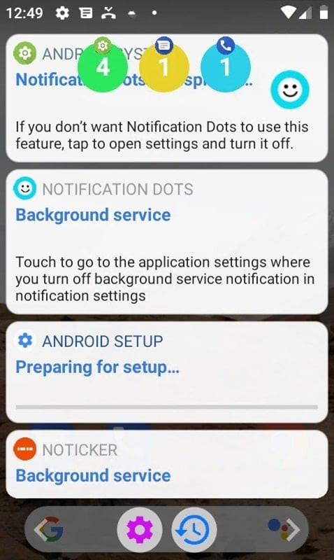 Notification Dots Sharing Feature