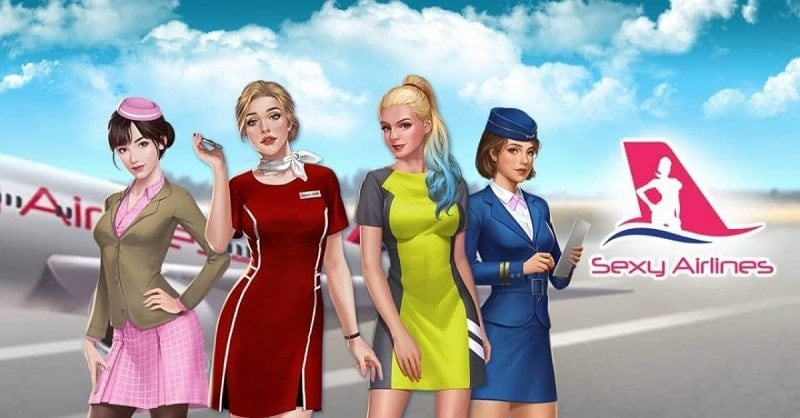 Nữ tiếp viên hàng không xinh đẹp trong Sexy Airlines