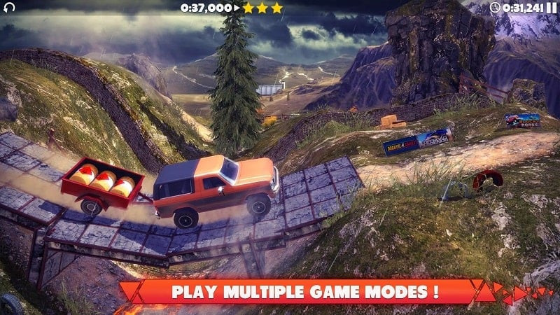 Offroad Legends 2 gameplay in different modes