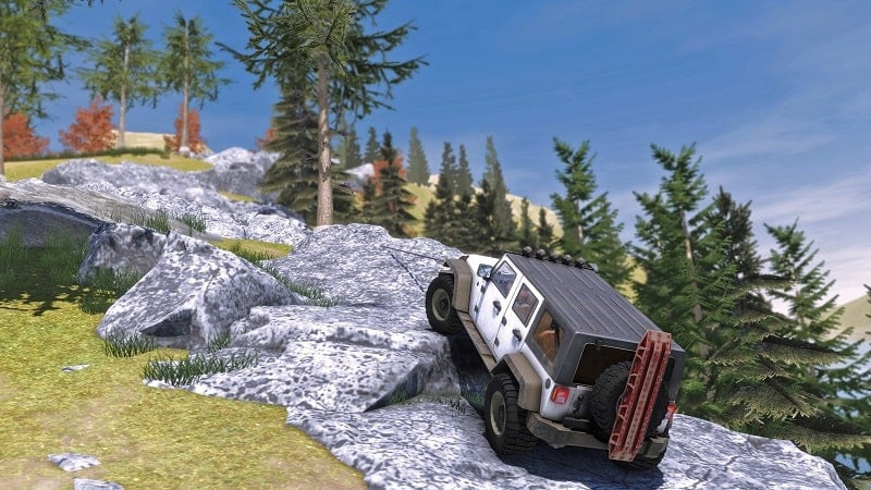 Customized truck in Offroad Masters