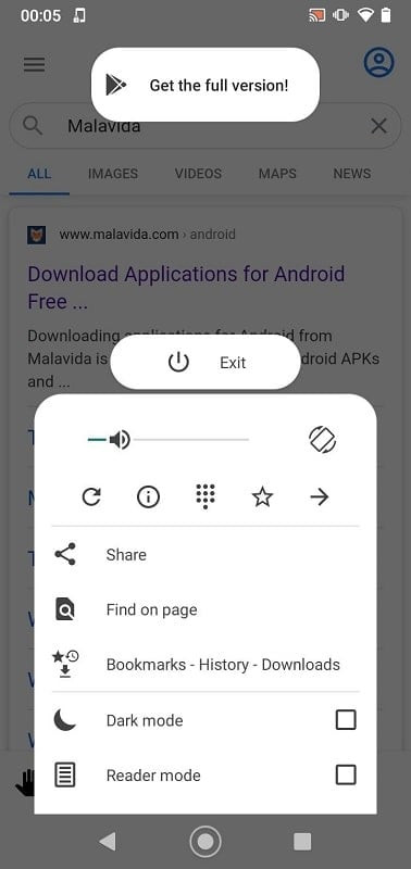 OH Web Browser MOD APK Interface