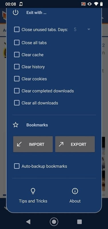 OH Web Browser MOD APK Security