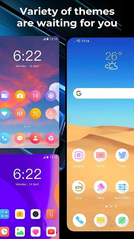 One S10 Launcher MOD miễn phí