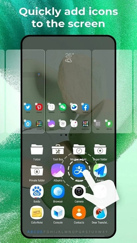 One S10 Launcher MOD APK on Android