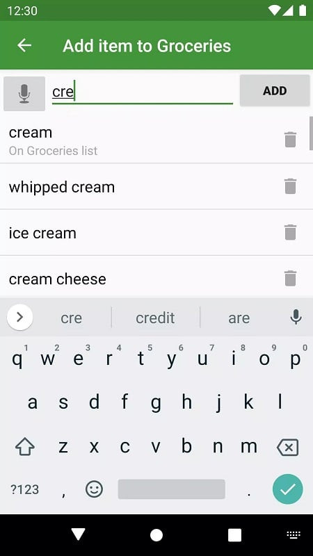 Adding Items with Voice Assistants