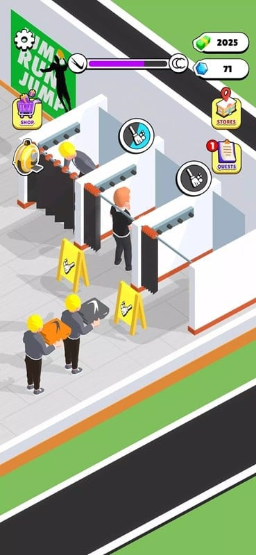 Outlets Rush MOD APK Download Button