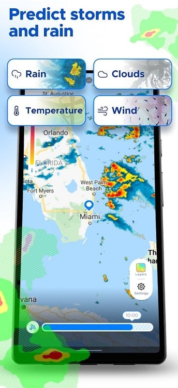 Overdrop MOD APK 7-day forecast