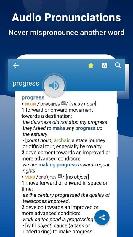 Oxford Dictionary of English MOD APK search feature