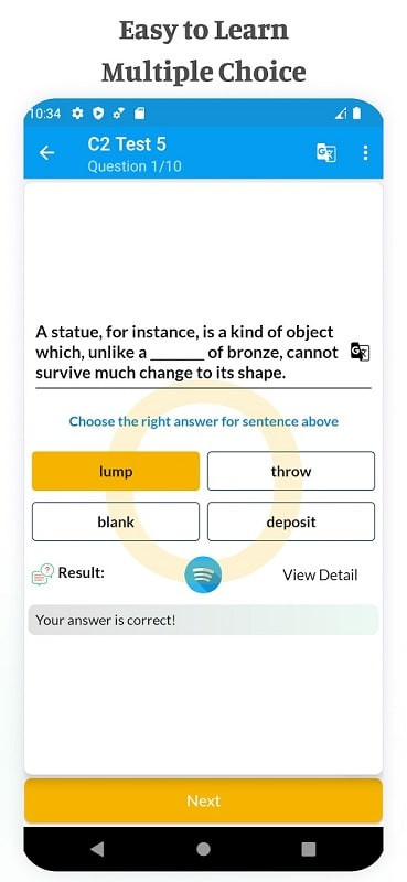 Oxford Vocabulary MOD APK app interface