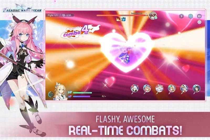 Paradise:Waifu Dream gameplay screenshot