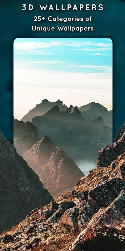 Static wallpaper options in Parallax 3D Wallpapers