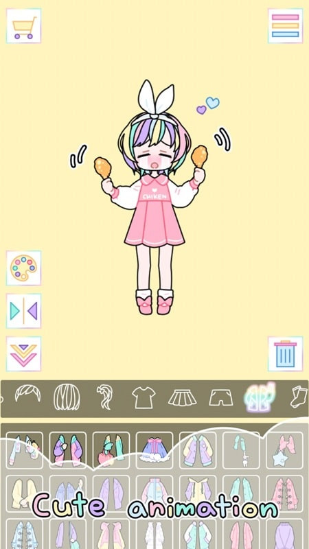 Pastel Girl accessories screenshot