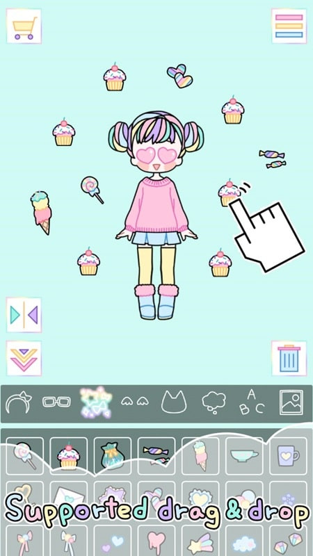 Pastel Girl character customization screenshot