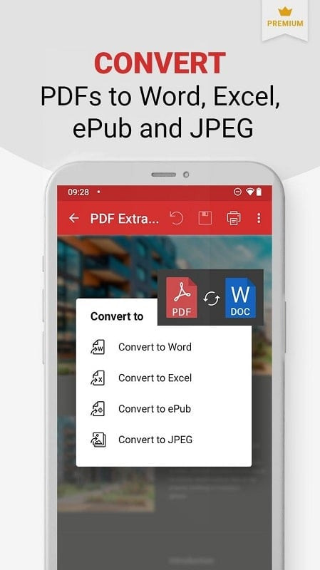 PDF Extra MOD APK in night mode, protecting your eyes when reading documents in low-light conditions.