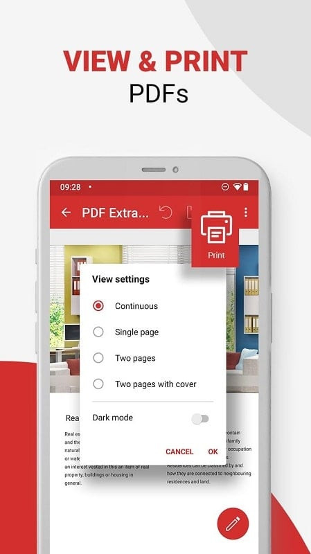 PDF Extra's file management interface, enabling users to organize, search, and quickly access PDF documents.