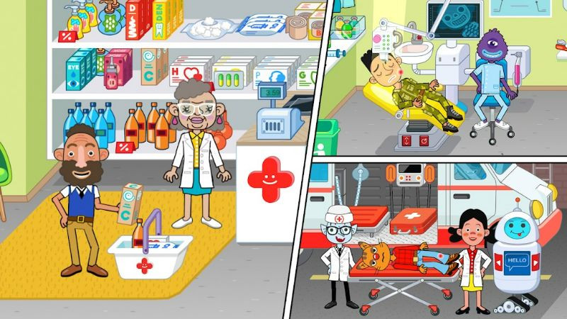 Pepi Hospital MOD APK gameplay screenshot