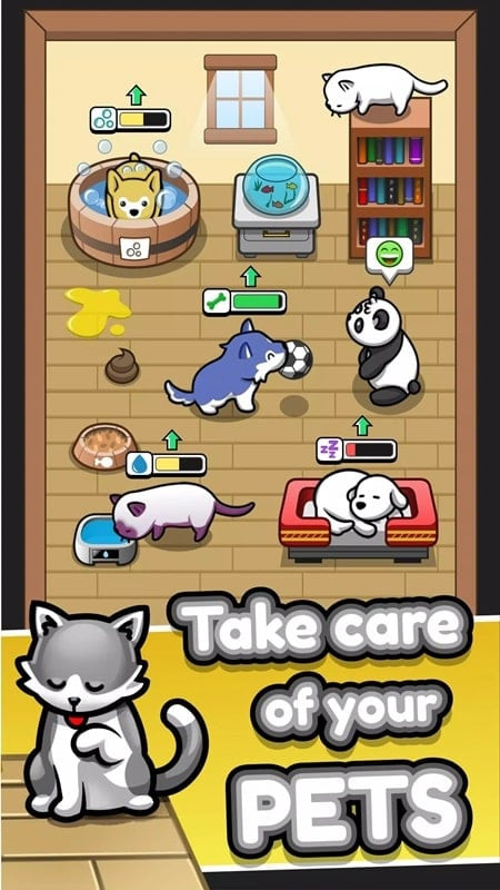 Pet Idle MOD APK gameplay screenshot