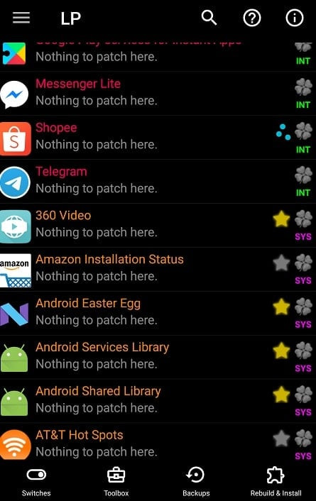 Lucky Patcher App Color Classification