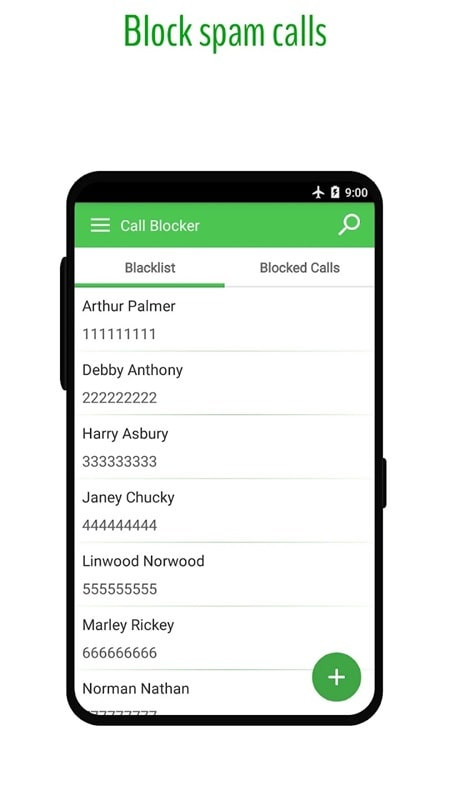 Phone Call Blocker MOD APK Features