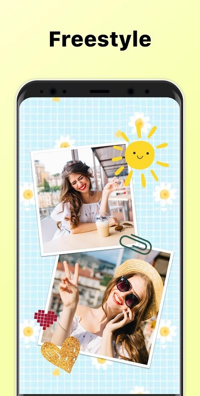 Photo Collage Maker & Grid MOD APK Scrapbook Feature