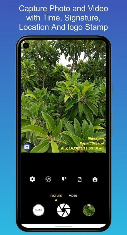 PhotoStamp Camera MOD APK features