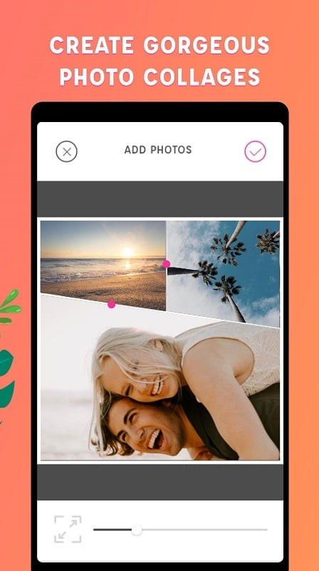 Adding effects and frames to photos in PicLab MOD APK