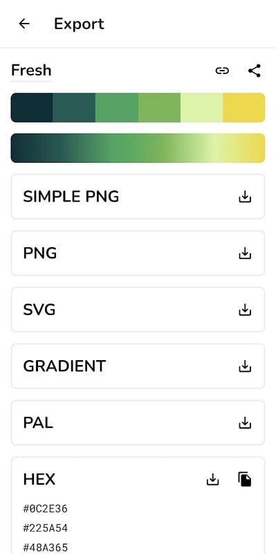 Pigments - Easy Palette Sharing